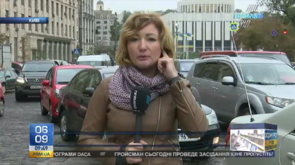 Учасники автомобільної акції вперто чекатимуть представників влади, хоч до вечора