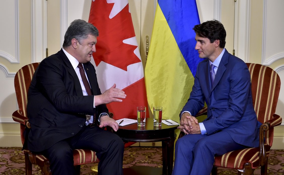 Петро Порошенко та Джастін Трюдо