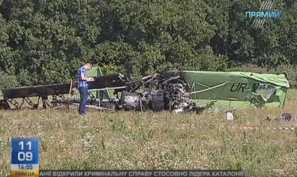 На Харківщині розбився легкий одномоторний літак