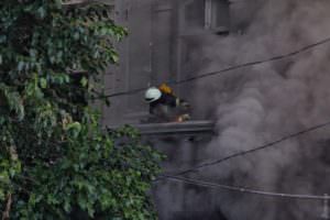 В Одесі пожежа у будинку Руссова: опубліковані фото та відео