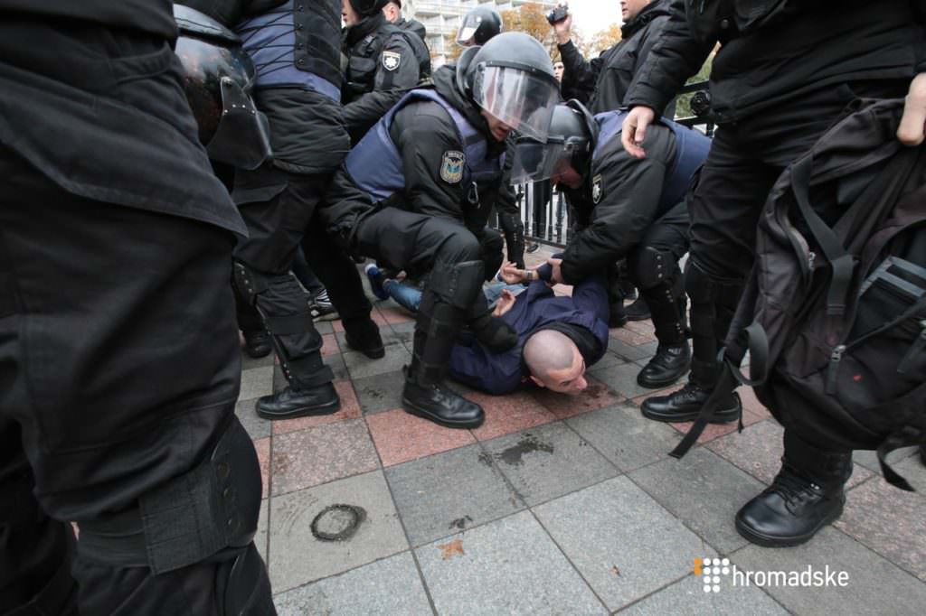 Шкіряк розкрив подробиці затримання активістів під Радою
