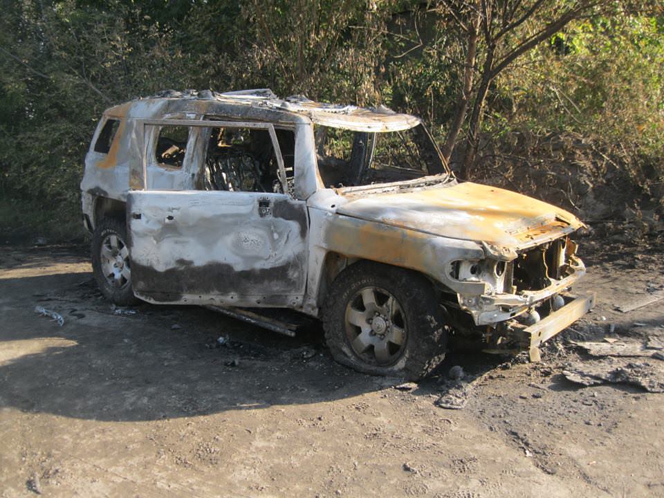 На Харківщині з гранатомета вистрілили в автомобіль