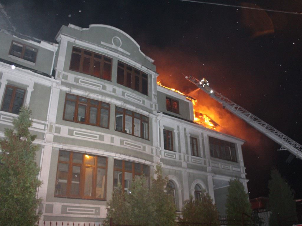 У Києві горів гуртожиток для переселенців із зони АТО