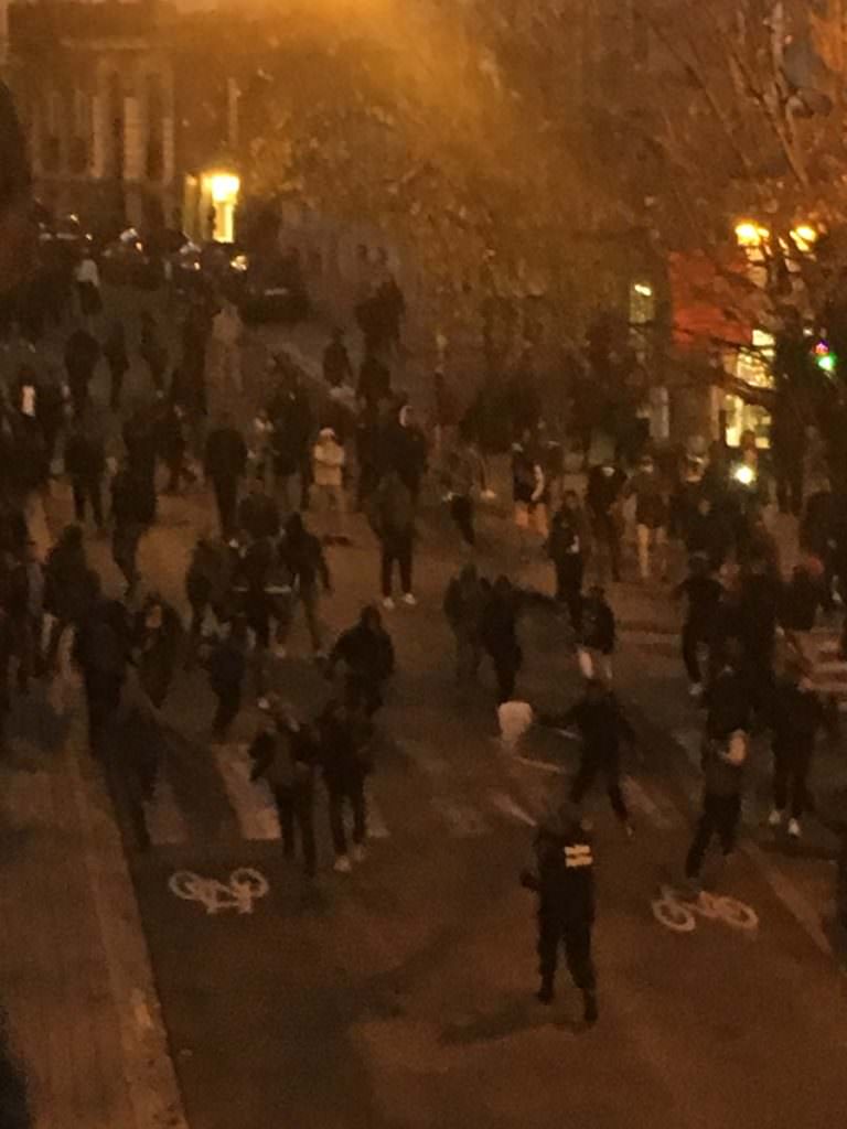 В Брюсселе митингующие устроили погром в центре города задержаны около 100 человек