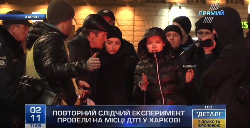 Следственный эксперимент на месте страшного ДТП В Харькове: Зайцева начала активно давать показания