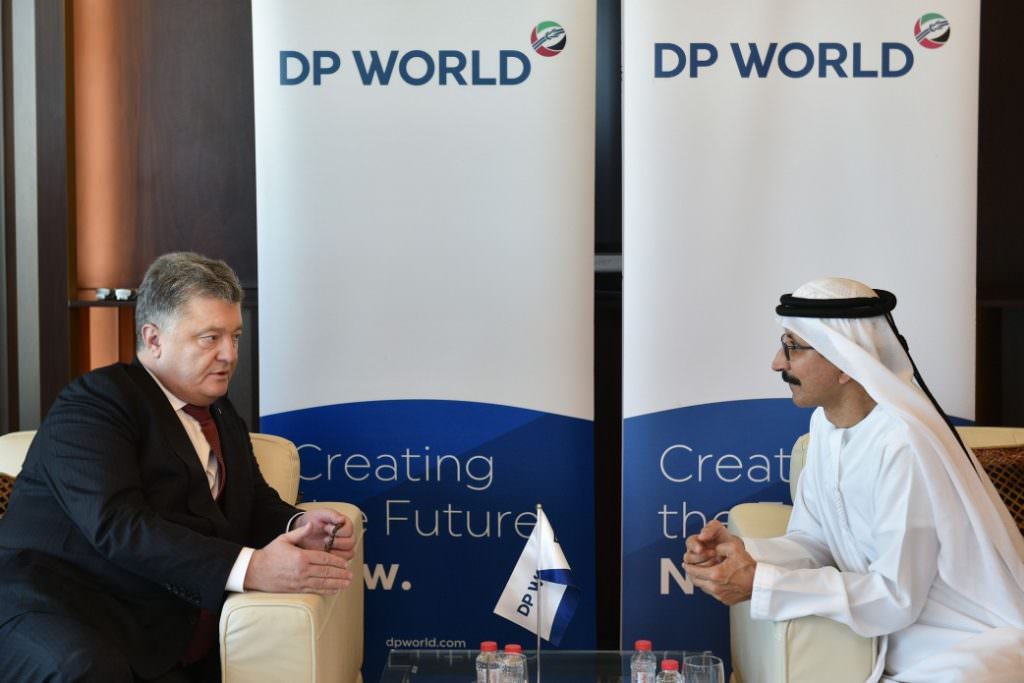 Визит Порошенко в ОАЭ: мировой оператор портов «DP World» согласился инвестировать в Украину