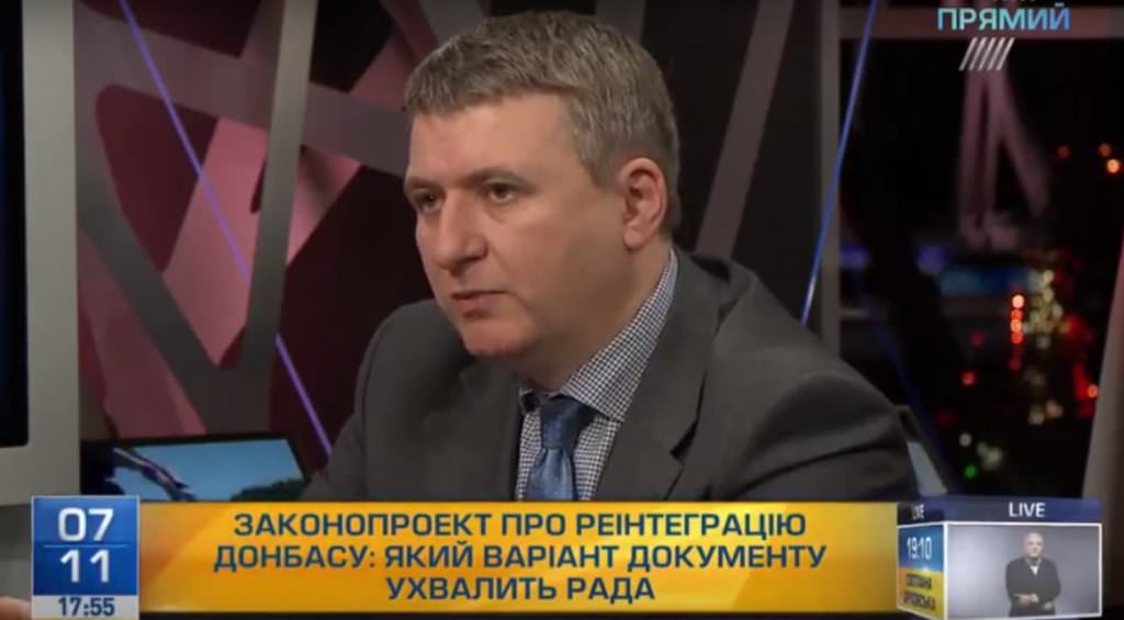 Юрий Романенко назвал два сценария для оккупированного Донбасса