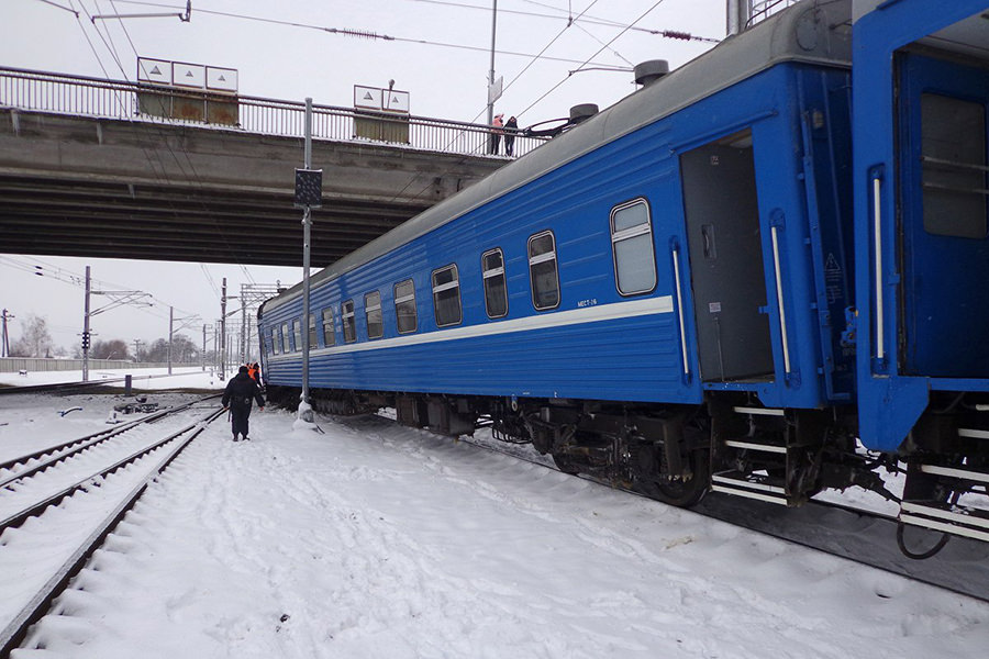 У Білорусі зійшов з рейок поїзд Мінськ-Запоріжжя