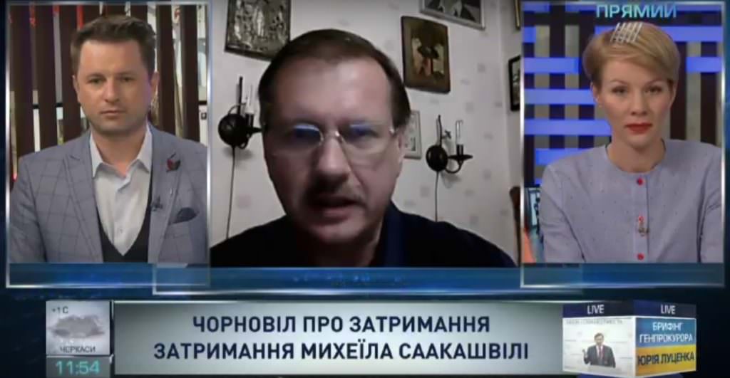 Тарас Чорновил: Акции Саакашвили — это люди, оружие и все признаки для квалификации преступления