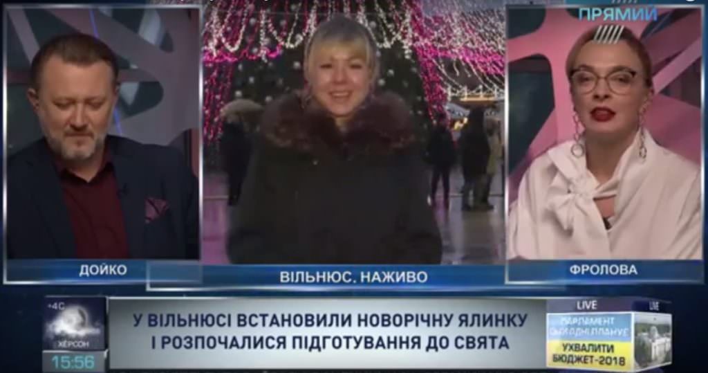 “Прямий” про візит Порошенка до Литви, ялинку у Вільнюсі та різдвяний ярмарок