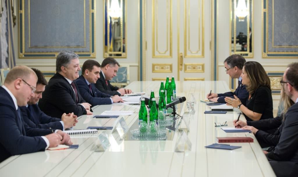 Тепла та дружня розмова: Цеголко про зустріч Порошенка та Фріланд