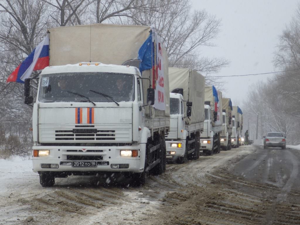 Росія відправила на окупований Донбас 73-й “гуманітарний конвой”