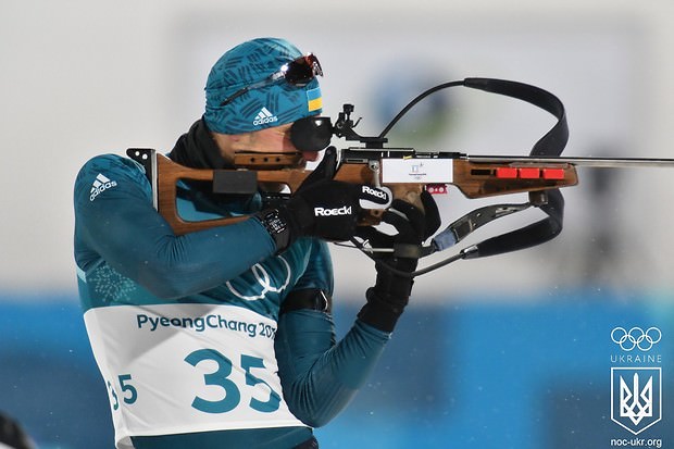 Україна фінішувала сьомою в біатлонній змішаній естафеті на Олімпіаді