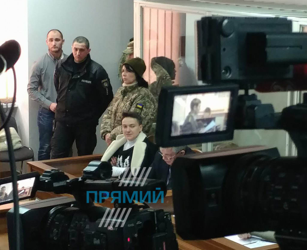 Савченко заарештували на дві місяці. Як це було. Трансляція “Прямого”