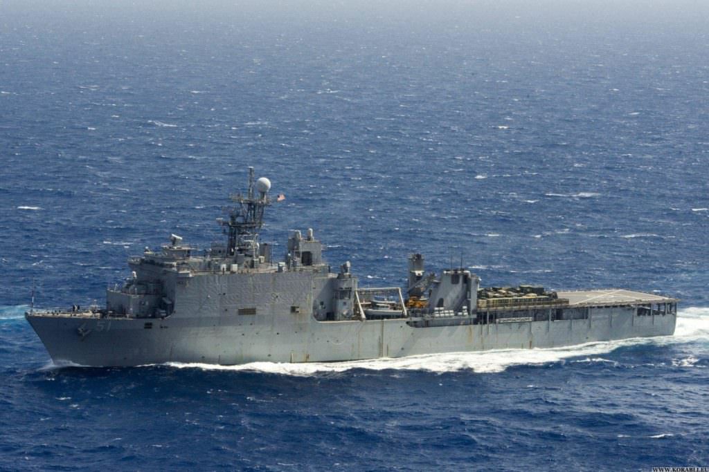 У Чорне море зайшов десантний корабель ВМС США з п’ятьма сотнями десантників
