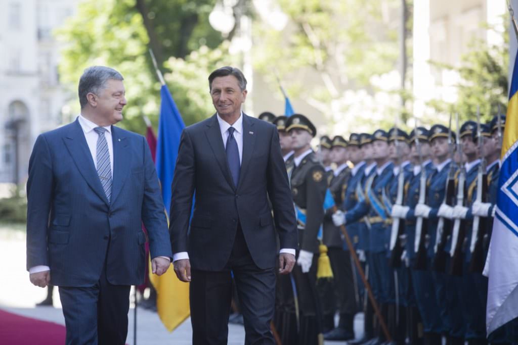 У Києві розпочалася зустріч президентів України та Словенії