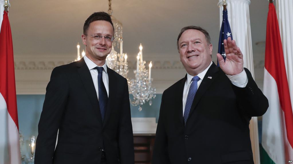 Держсекретар США Майк Помпео закликав Угорщину підтримати Україну в НАТО