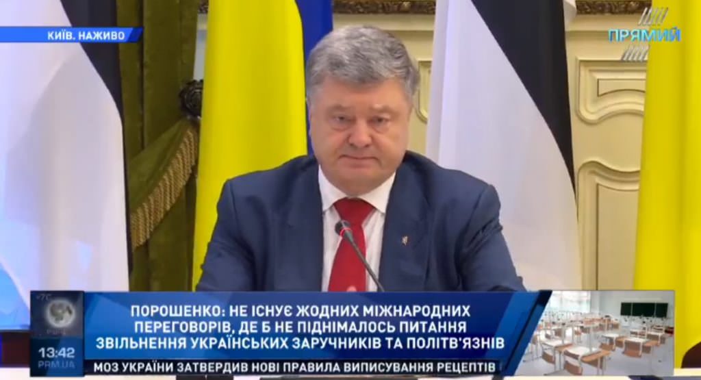 Мы делаем все возможное, чтобы надавить на Путина и освободить украинских заложников — Порошенко