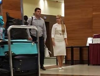 Юлію Тимошенко та Ігоря Коломойського помітили журналісти в одному з готелів Варшави