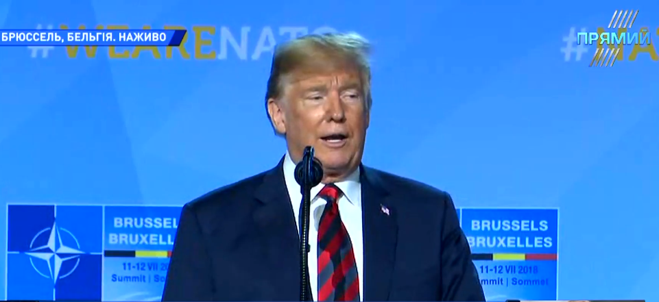 Прес-конференція Дональда Трампа на саміті НАТО у Брюсселі: онлайн-трансляція “Прямого”
