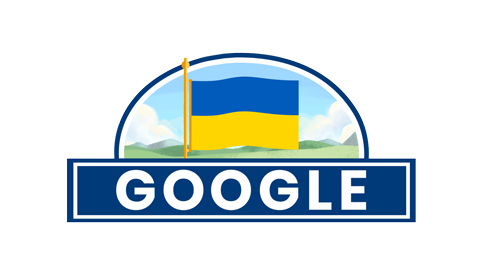 Патріотичний дудл: Google привітав Україну з Днем Незалежності
