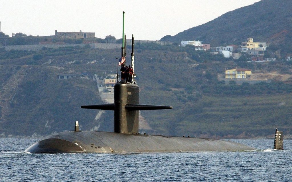 В Средиземное море вошла атомная подводная лодка ВМС США