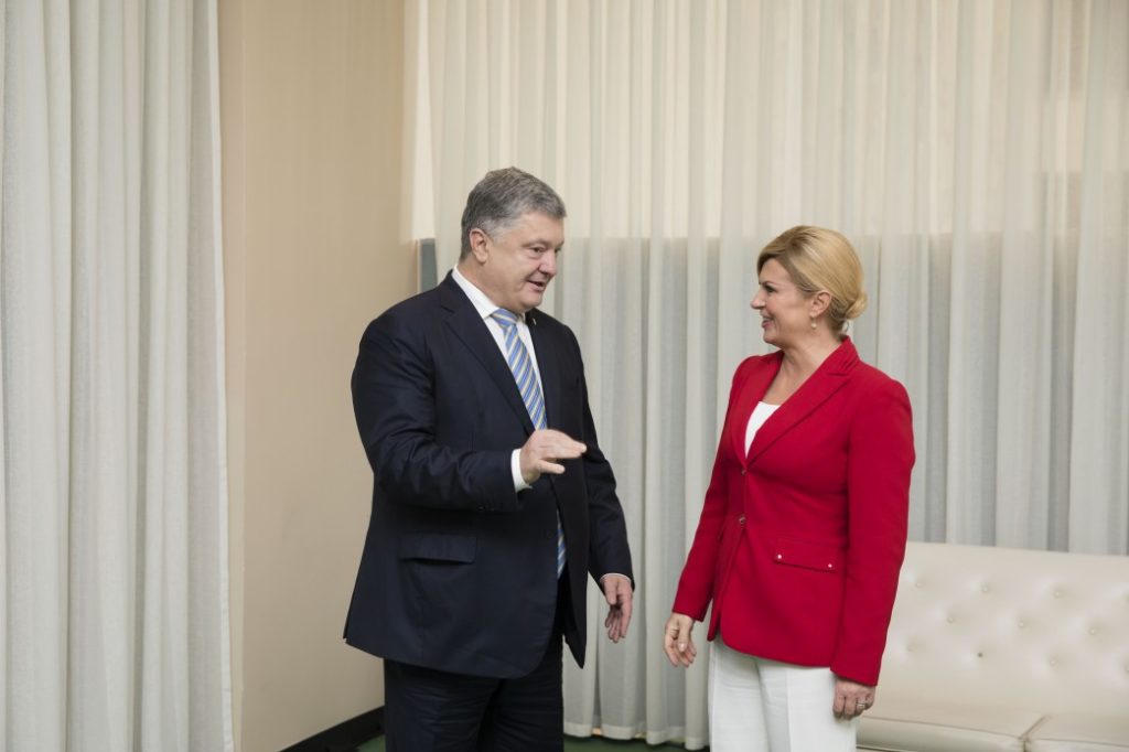Порошенко встретился президентом Хорватии: обсудили будущее сотрудничество и энергобезопасность