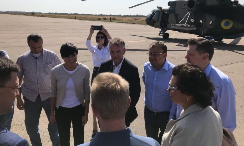 Глава МИД Норвегии приехала на Донбасс