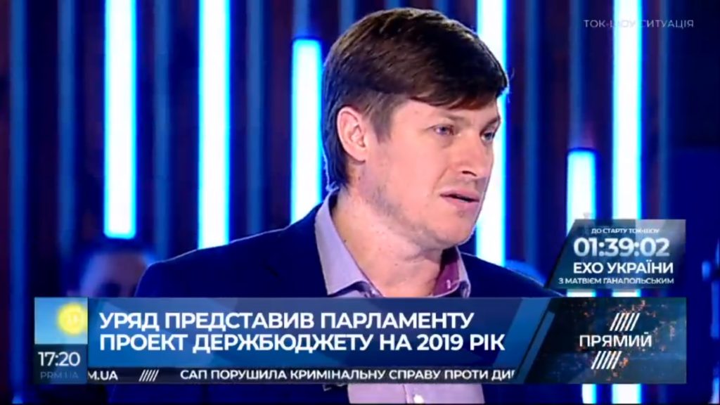 Еще один фанат «золотых» батонов: зрители «Прямого» поймали депутата Осуховского на лжи