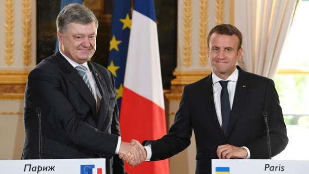 Макрон запросив Порошенка на святкування 100-річчя закінчення Першої світової війни