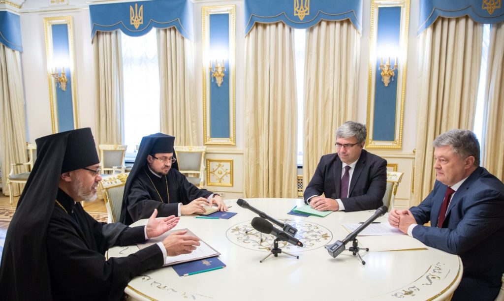Патриарх Варфоломей поблагодарил президента за усилия в объединении православных христиан в Украине