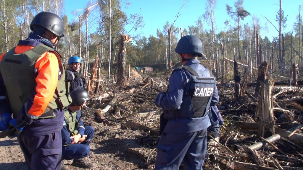 В Ичне вокруг арсенала закончили разминирование территории