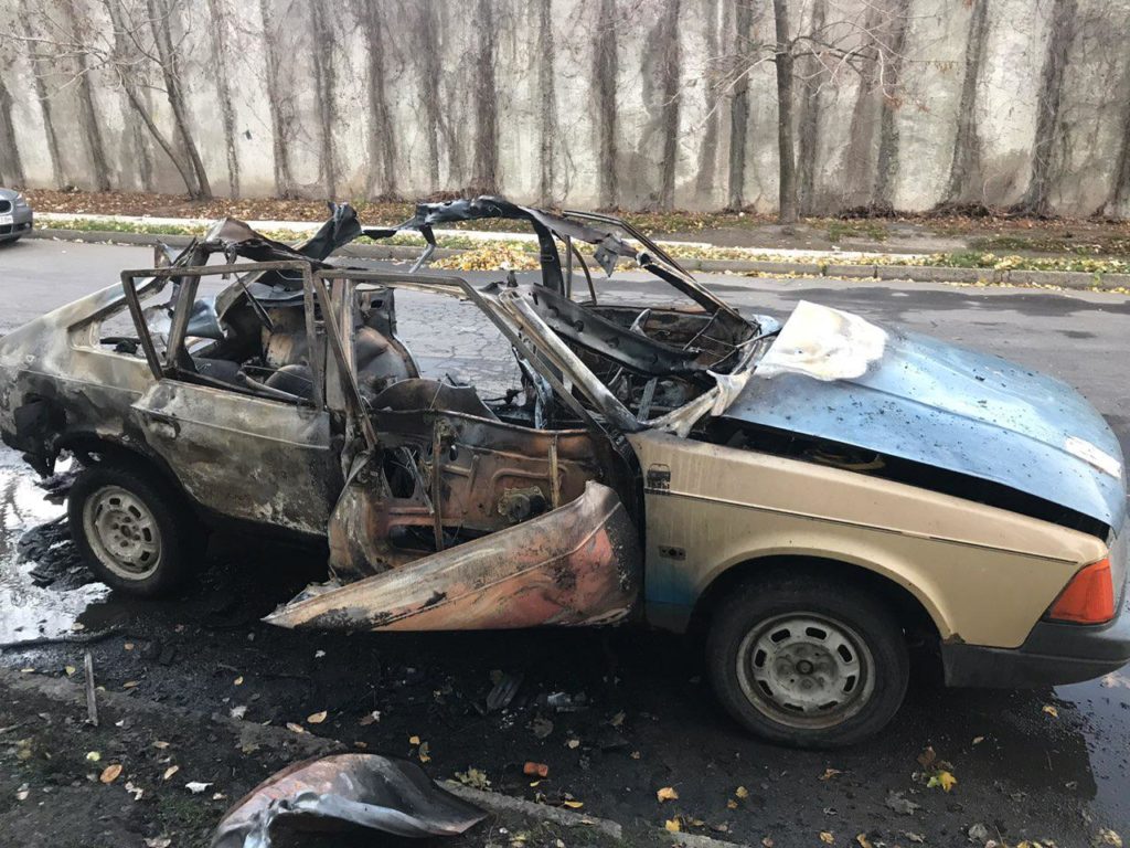 В Бердянске взорвалось авто: первые подробности и фото