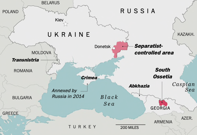 Росія торгує з окупованим Донбасом через невизнану Південну Осетію – Washington Post