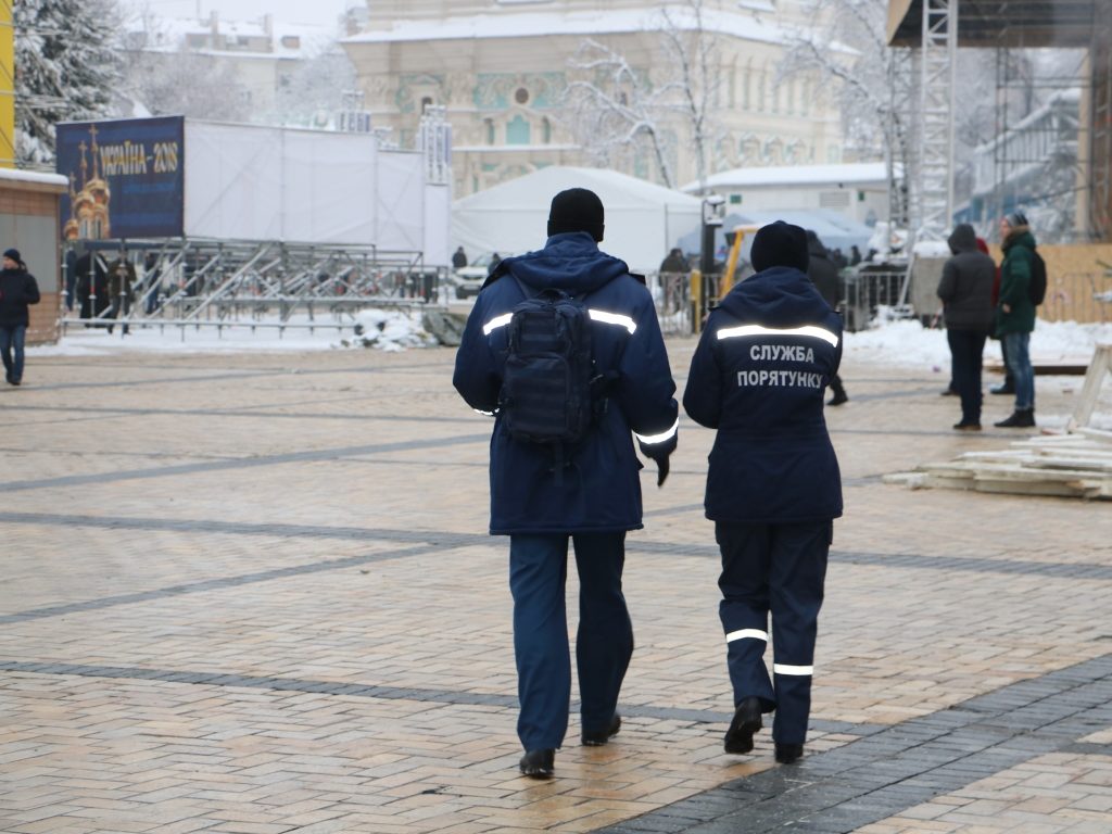 Объединительный собор: в Киеве дежурят 800 сотрудников ГСЧС