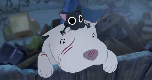 Kitbull: студія Pixar випустила зворушливий мультфільм про дружбу пітбуля і бездомного кошеняти