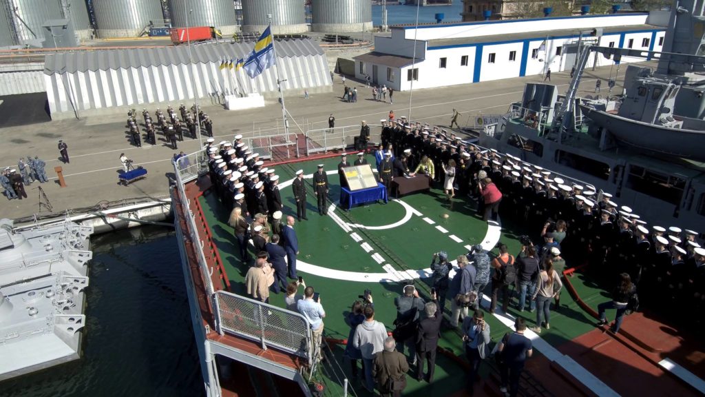 Сьогодні 101 рік з дня заснування ВМС України: в Одесі урочисто підняли перший прапор українського флоту