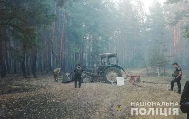 На Донеччині трактор підірвався на протитанковій міні