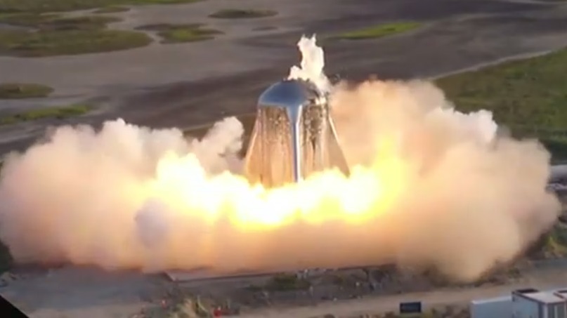 SpaceX опублікувала відео пожежі на кораблі Starhopper