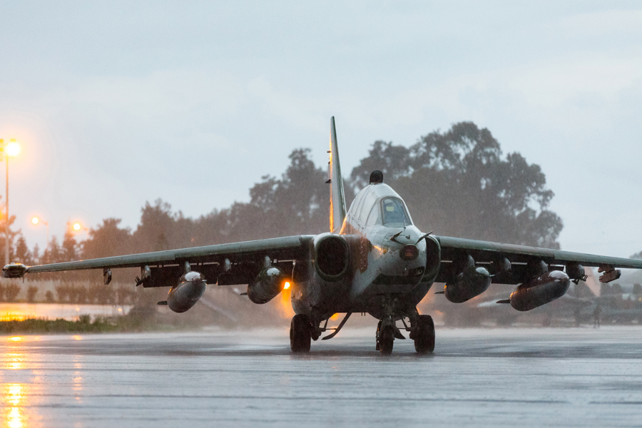 У Росії розбився винищувач Су-25