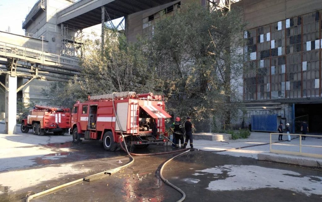 На Миколаївщині сталася пожежа на об’єкті підвищеної небезпеки