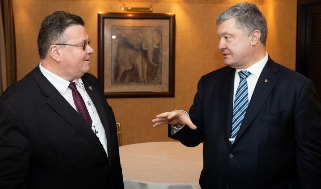 Петро Порошенко зустрівся з Лінасом Лінкявічусом