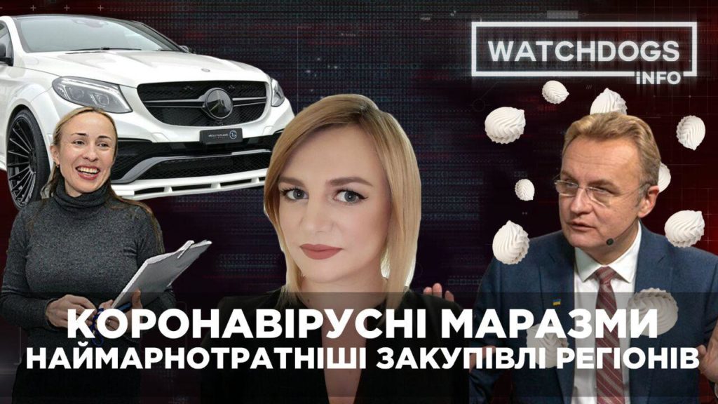 Маразматичні закупівлі. Кросовер за 560 тисяч та маршмелоу – під час карантину регіони змагаються за першість у марнотратстві. Watchdogs.info з Інною Попович