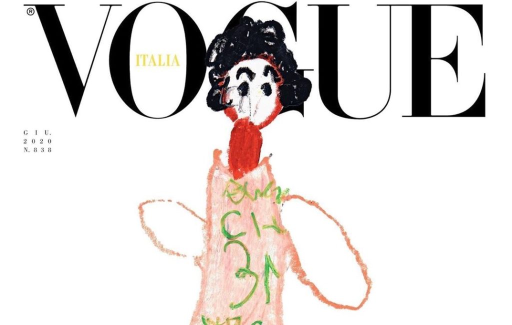 На обкладинці Vogue Italia з’явилися дитячі малюнки: фото
