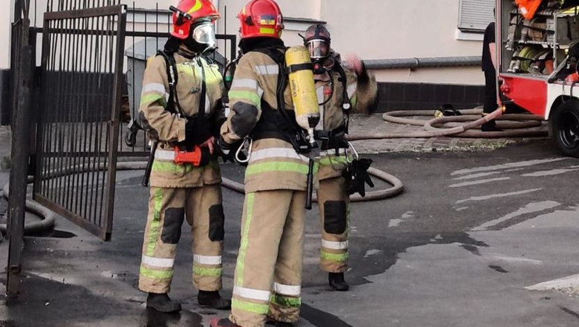 У Києві сталася пожежа у Головному слідчому управлінні Нацполіції