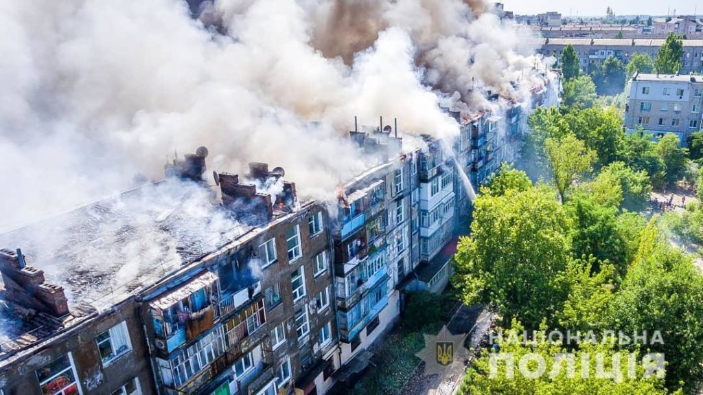 На Херсонщині затримали ймовірного винуватця пожежі у Новій Каховці