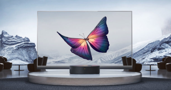 Компанія Xiaomi представила перший у світі прозорий телевізор: відео