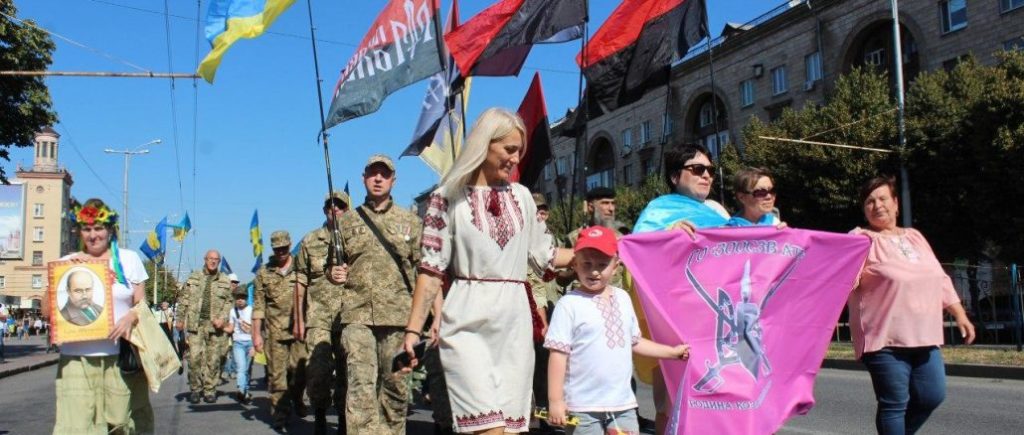 Тисяча запоріжців вийшли на Марш Волі до Дня Незалежності