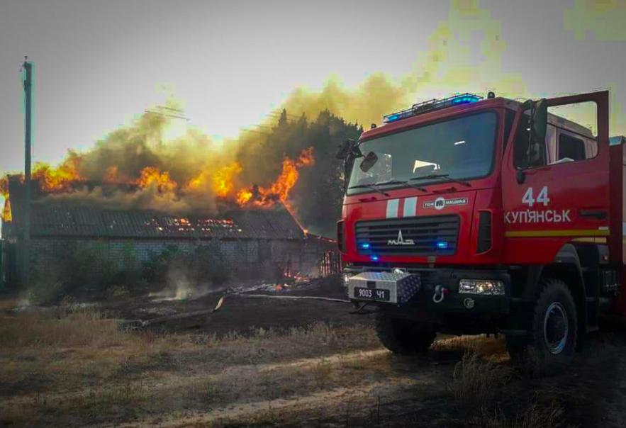 Лісова пожежа на Харківщині повністю знищила село