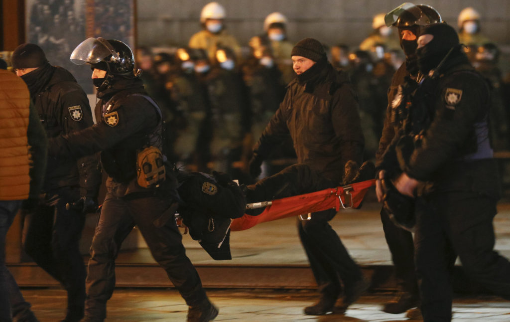 У МВС пояснили дії правоохоронців під час акції ФОПів на Майдані Незалежності  